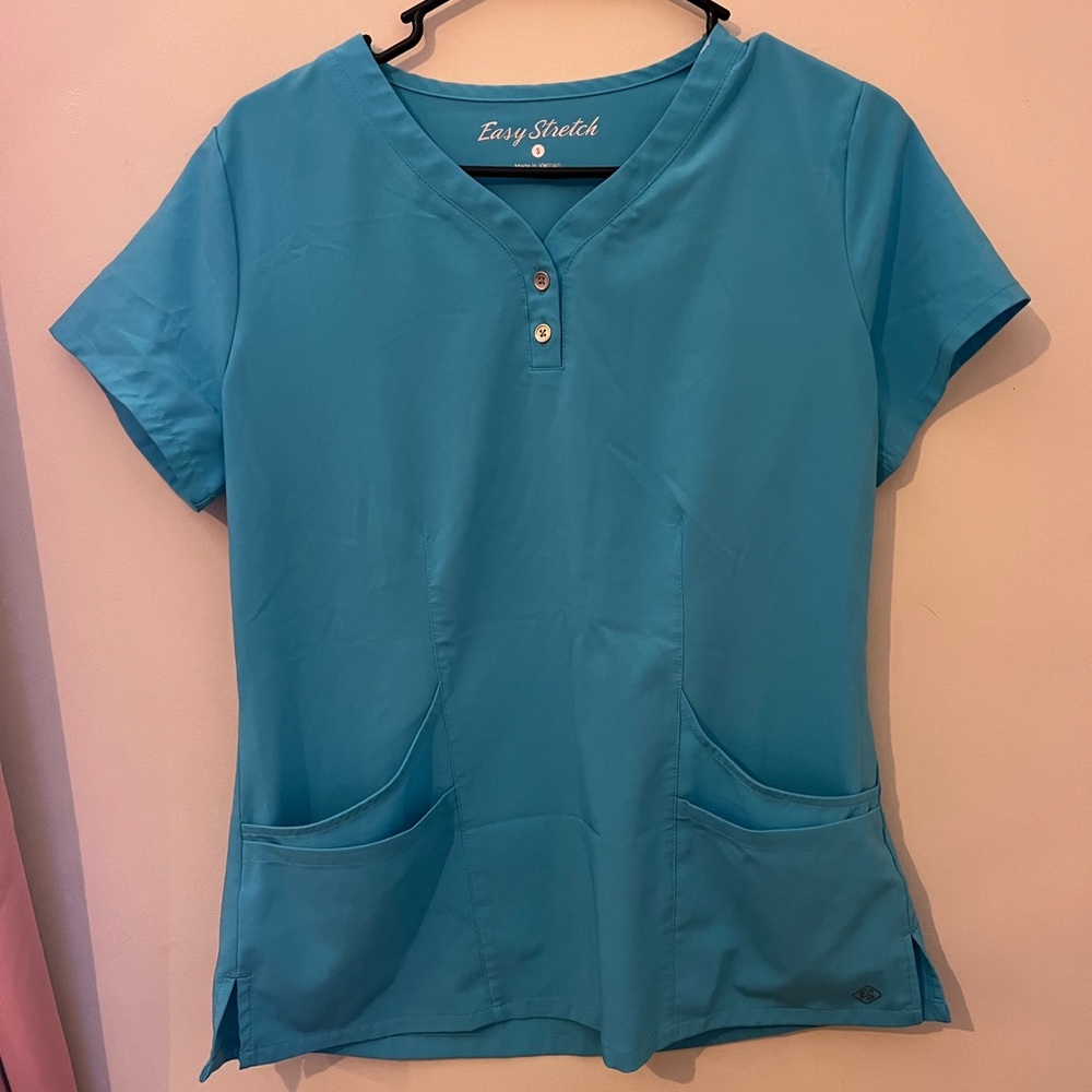 Easy stretch scrub top